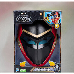 Marvel Black Panther Wakanda Forever Ironheart Flip FX LED Light Up Mask NWT